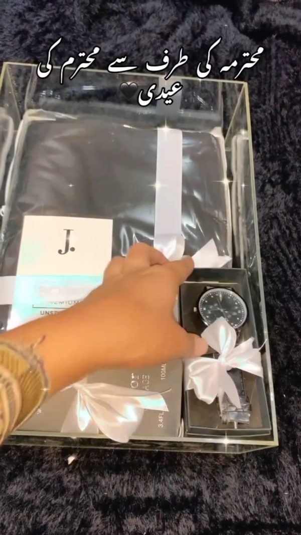 Glass Eid Box for him - Image 3